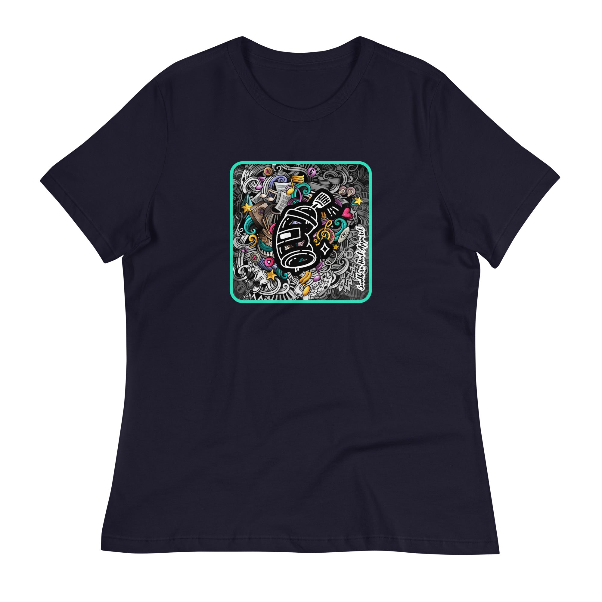 spray.can.graffiti-Women's Relaxed T-Shirt