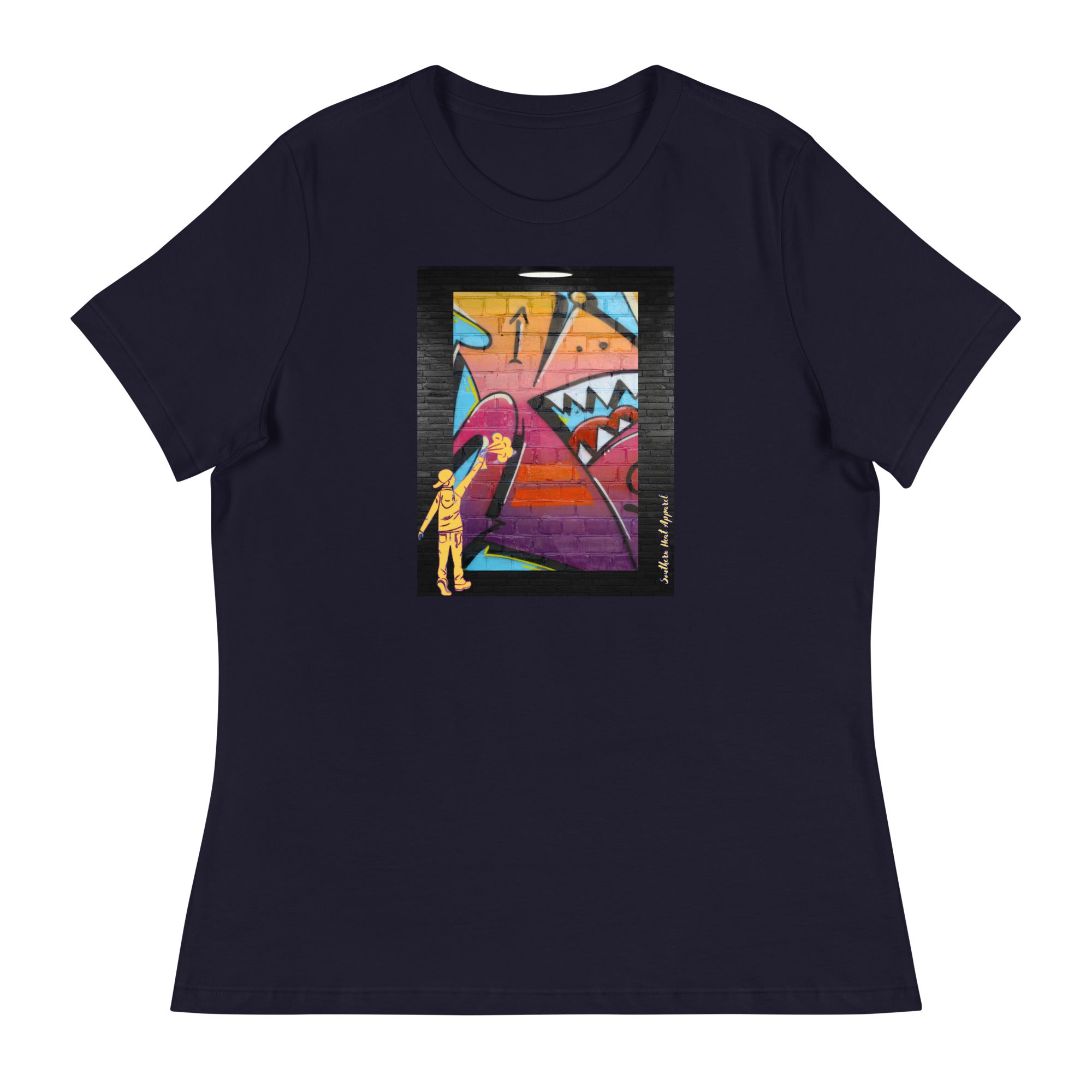 graffiti.in.progress-Women's Relaxed T-Shirt