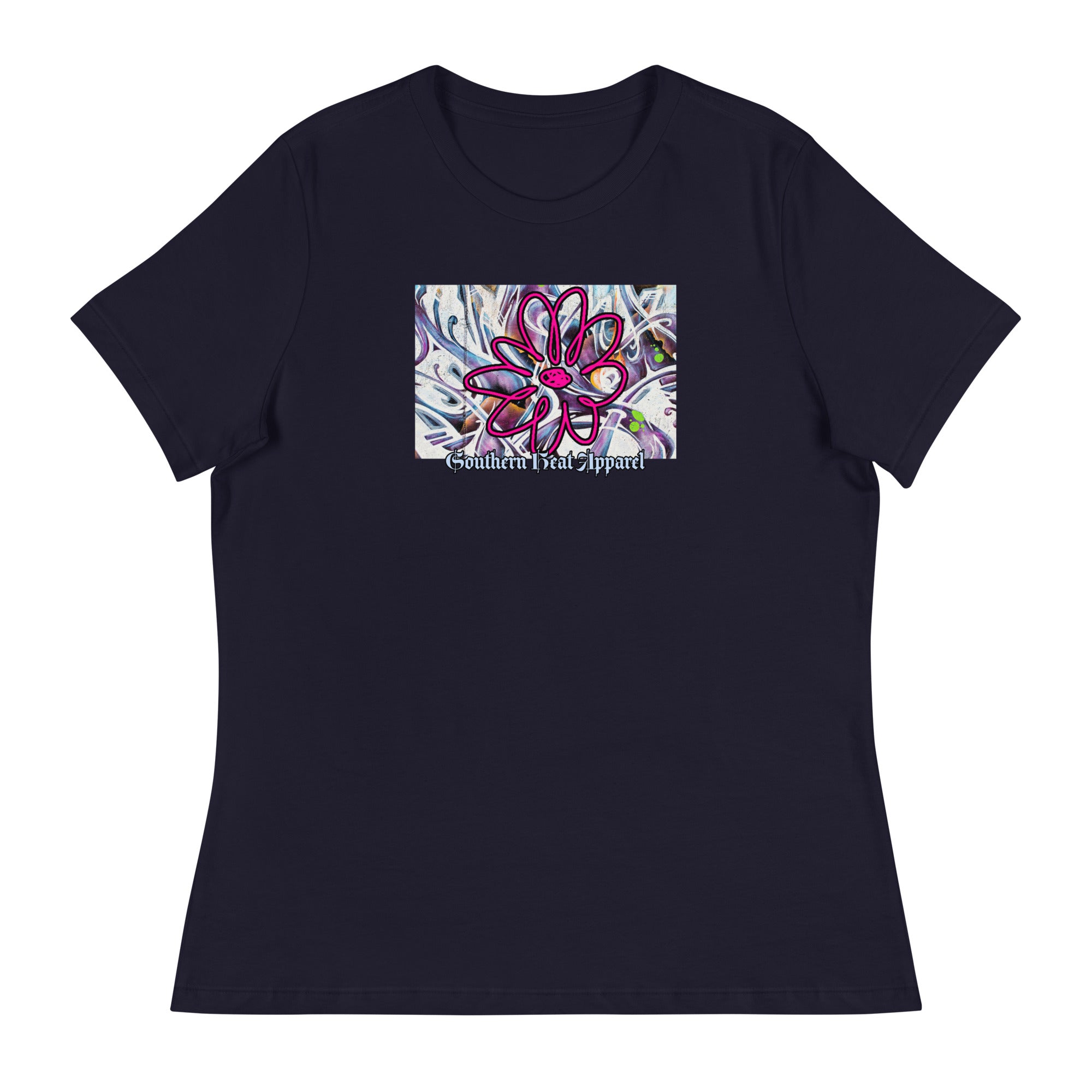 Graffiti.flower-Women's Relaxed T-Shirt