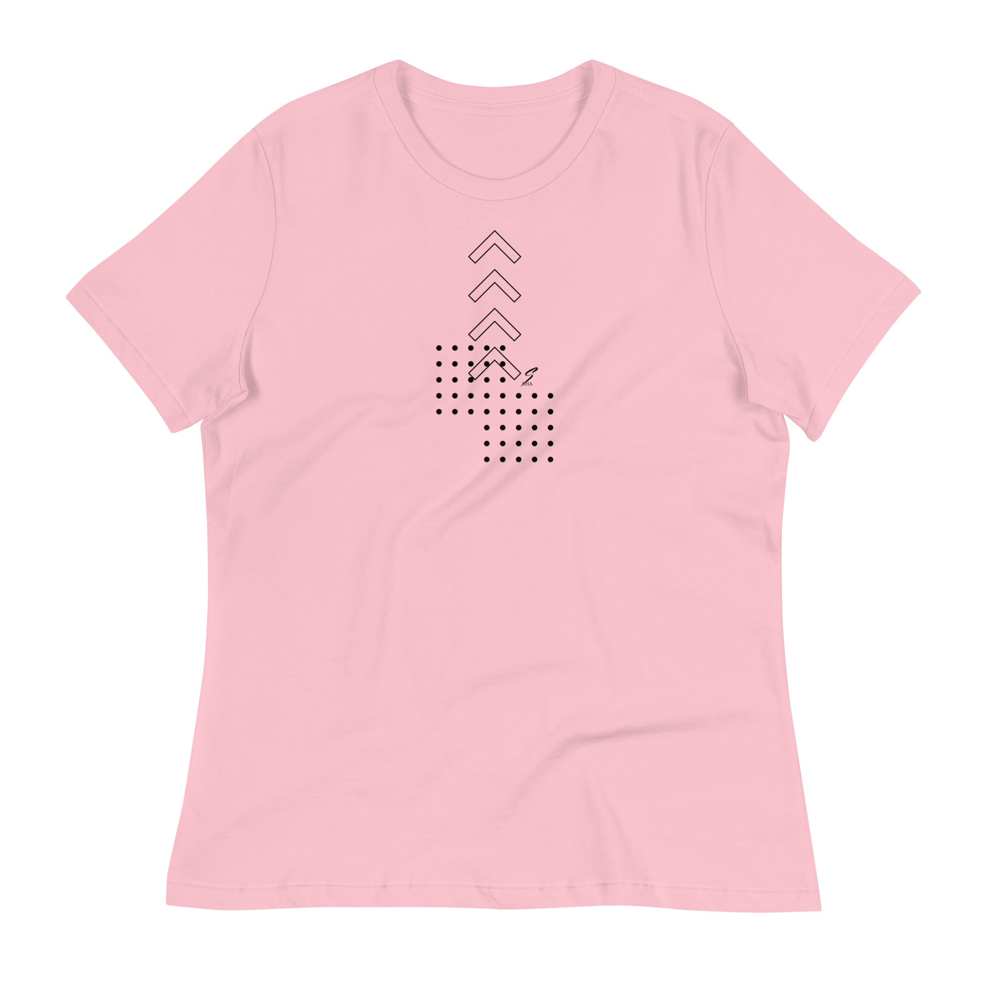 geo arrows-Women's Relaxed T-Shirt