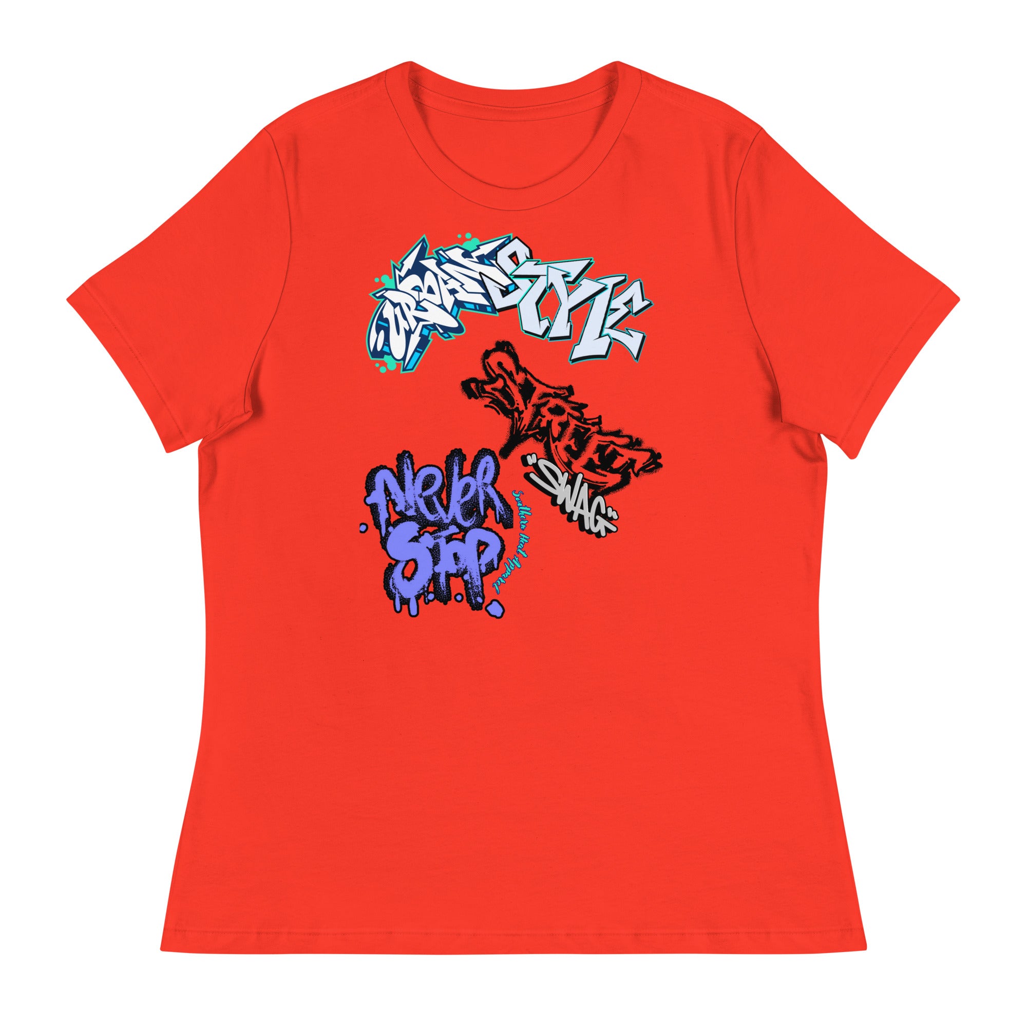 tagged.graffiti-Women's Relaxed T-Shirt