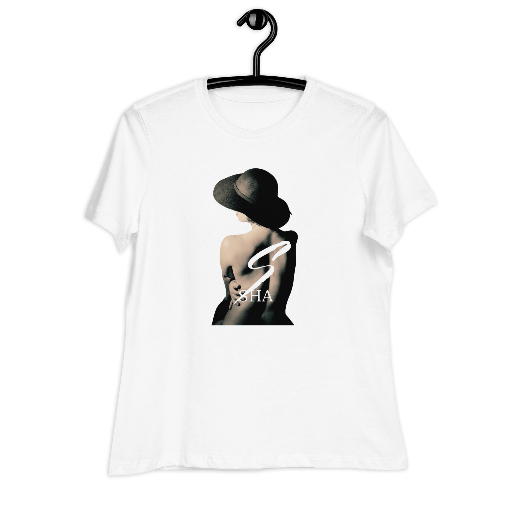 sha back tattoo-Women's Relaxed T-Shirt